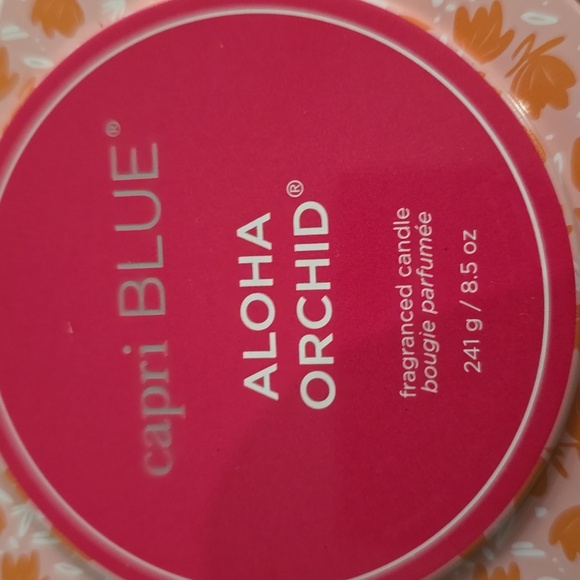 ❤️BUY 5 GET 3 FREE Aloha Orchid Pattern Play Petite Jar Capri Blue 8oz - Picture 10 of 10